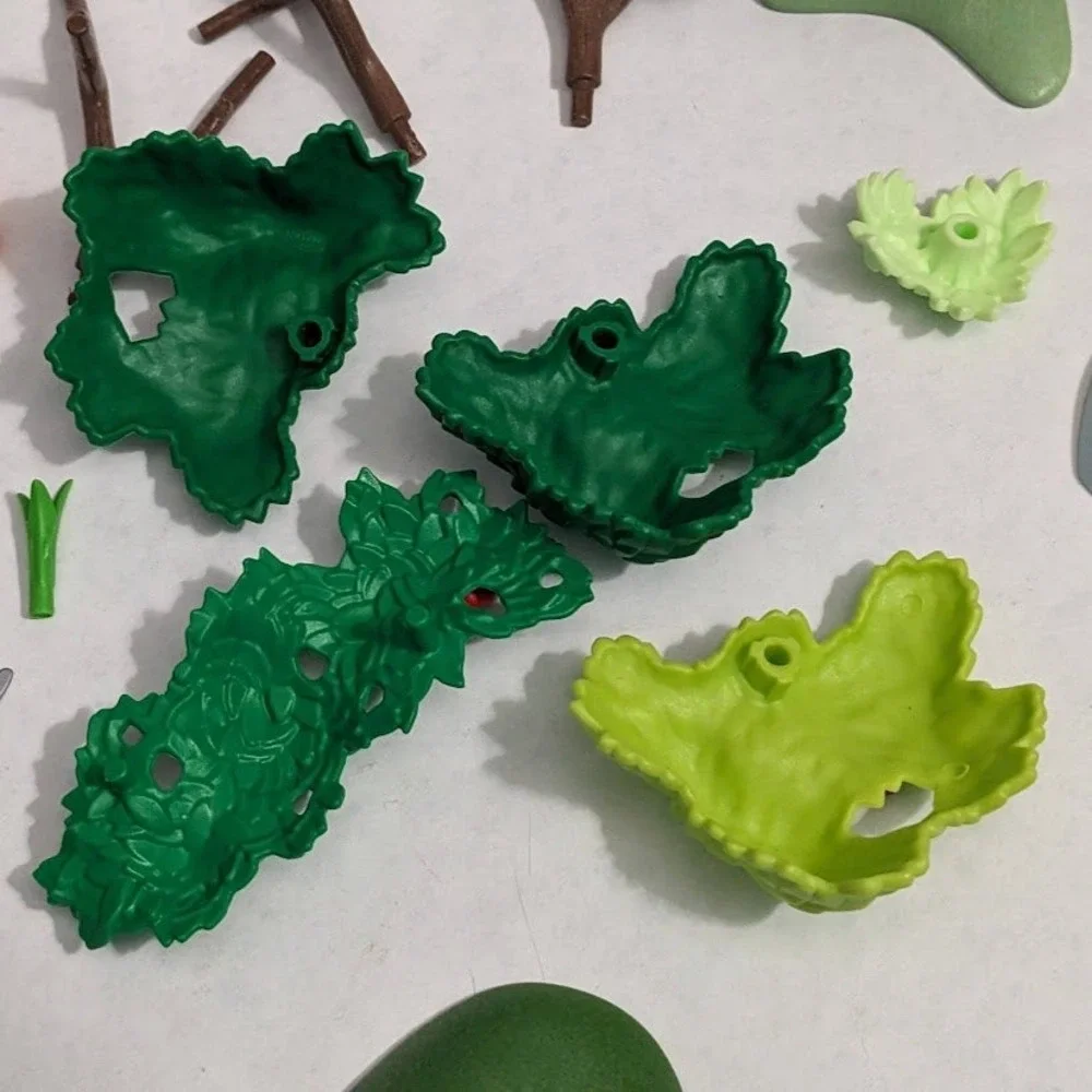 Playmobil Mixed Lot Figures Animals Trees Accessories Parts Replacement 38 Piece